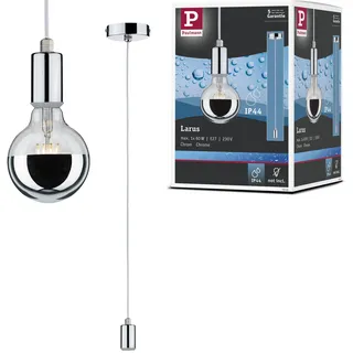 Paulmann Larus 1-flg. 60 cm rund grau Metall