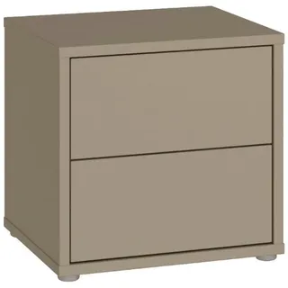 Forte Nachtschrank Alice Springs 49,8 x 41,5 x 47,9 cm Taupe
