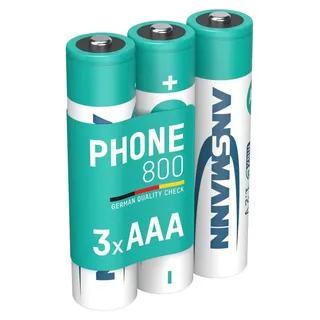 Ansmann DECT, maxE HR03 Micro (AAA)-Akku NiMH 1.2 V, 3 St.