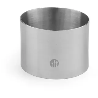 HENDI Speisering, Rund, Zur raffinierten Gestaltung von Kuchen und Speisen, ø70, x(H)45mm, Edelstahl 18/0