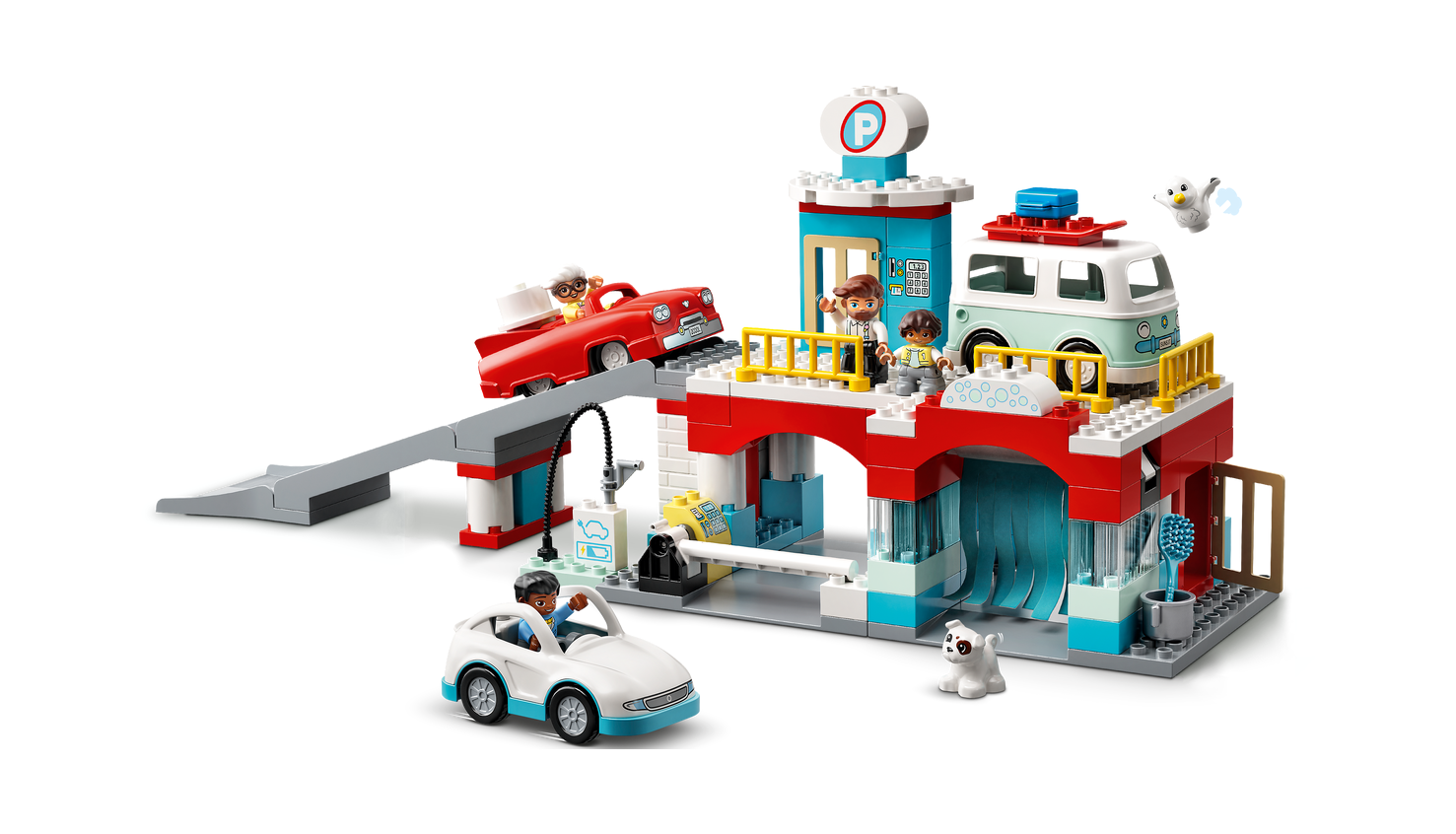 Bild von Duplo Parkhaus mit Autowaschanlage 10948