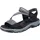 Riemchensandalen Damen Schwarz 41