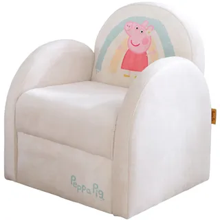 roba Kindersessel Peppa Pig 44 x 50 x 45 cm Polyester beige/grau