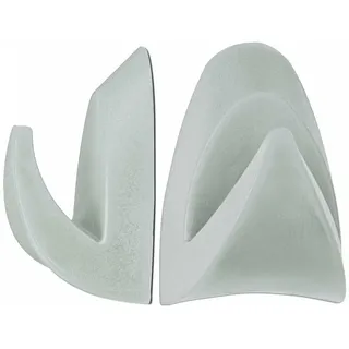 Maul Magnethaken grau, Metall 3,4 x 2,4 cm, 2 St.