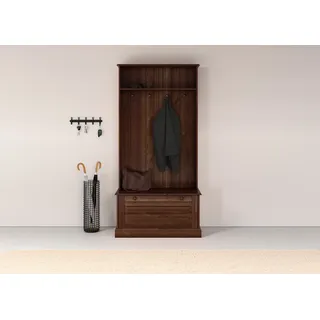 OTTO home Garderobenschrank Liotta 89 x 180 x 42 cm Braun