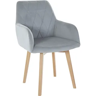 Home Affaire Armlehnstuhl Polyester grau 2 Stk.