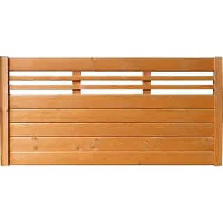 Vorgartenzaun, Bausatz BuildiFix-Zauntyp B 180 x 90 cm kirschbaum