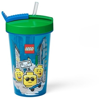 LEGO TUMBLER WITH STRAW ICONIC BOY