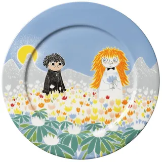 Arabia Friendship Teller Porzellan Bunt, aus der Moomin Kollektion, Größe: 30cm, 1020832