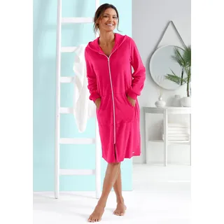 feel good Damenbademantel, pink
