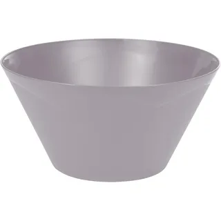 Homéa, Salatschüssel, konisch, Kunststoff, 7 l, D32 x 16 cm, Taupe