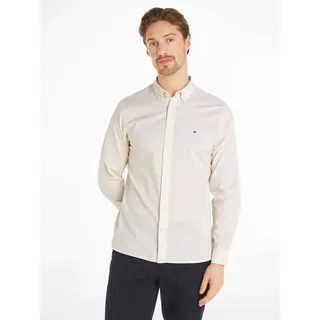 Tommy Hilfiger Langarmhemd »1985 FLEX OXFORD Regular Fit SHIRT« von der Kollektion aus 1985 inspiriert, beige