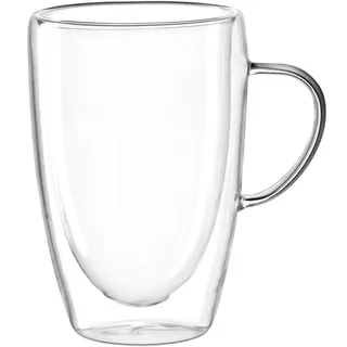 LEONARDO Gläser-Set »DUO« doppelwandig, 4-teilig, farblos