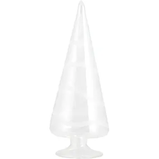 Storefactory Tannenbaum GRANBO L klar | 7x7x21cm - Silber