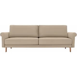 creation by rolf benz 2-Sitzer »CR.450, Designsofa, Loungesofa«, modern Landhaus, Füße in Nussbaum, Breite 168 cm beige