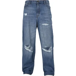 URBAN CLASSICS Distressed Loose-Fit 90s Denim Blau 36