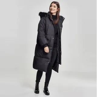 URBAN CLASSICS Ladies Oversize Faux Fur Puffer Coat TB2382,