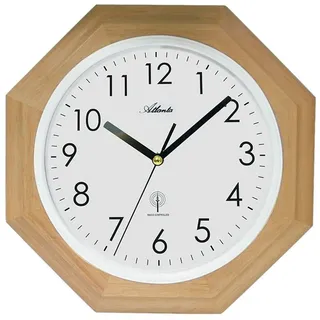 Atlanta Funk Wanduhr 26,5 cm 4324-30 Schwarz