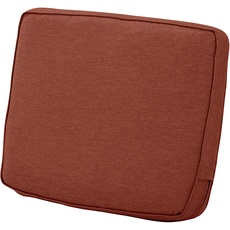 Classic Accessories Montlake Wasserabweisendes Rückenkissen für Terrasse, Lounge, Henna-Rot, 48,3 x 50,8 x 10,2 cm, Henna-Rot meliert