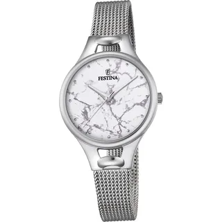 Festina Damen Uhr F16950/E Stahl Armband-Uhr Mademoiselle silber D2UF16950/E - Silber