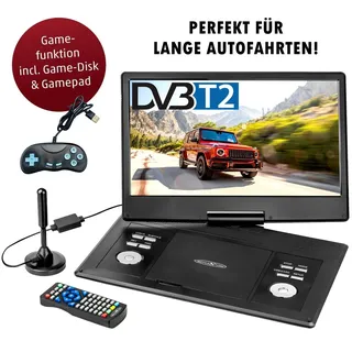 Reflexion DVD1424 portabler DVD-Player 14'' Display