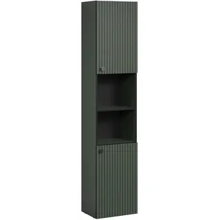 trendteam PureBliss Hochschrank 40 x 186 x 31 cm Grün Metall