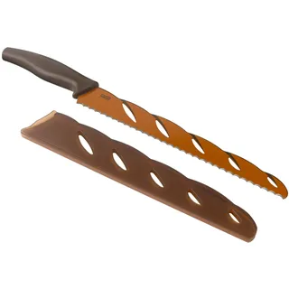 Kuhn Rikon Brotmesser 26,5 cm Braun
