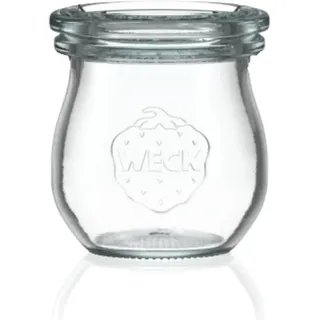 Weck Gläser 60ml – 12er Set mit Deckeln – Tulpenform – robuste, stapelbare Dessertgläser, Einkoch- & Einmachgläser – klein – Weckglas ideal für Nachtisch & Marmelade – Made in Germany