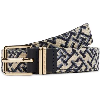 Tommy Hilfiger Damengürtel Polyester Blau 80