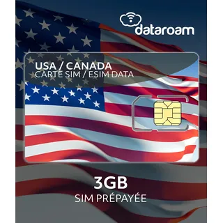 Prepaid SIM-Karte 3 GB USA – Kanada