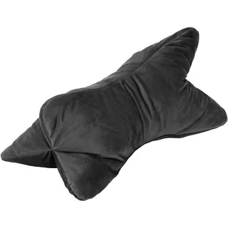 Boxxx Leseknochen , Anthrazit , Textil , Füllung: Viskoelastik-Stäbchen , 24x42 cm , Heimtextilien, Kopfpolster & Bettdecken, Kopfkissen, Nackenkissen