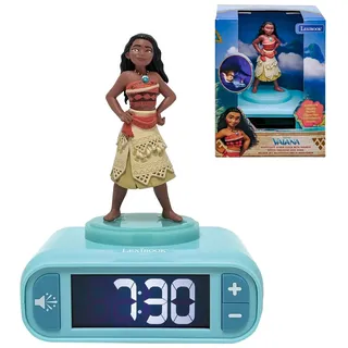 Lexibook Vaiana Kinderwecker 3D blau