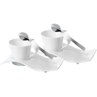 Villeroy & Boch Cappuccino-Set 0,15 l Weiß 8 St.