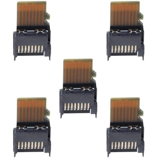 xiwai Lot de 5 Cartes mémoire Micro SD TF mâle vers femelle Adaptateur d'extension d'extension Outils de Test PCBA Lecteur Pour Voiture GPS téléphone