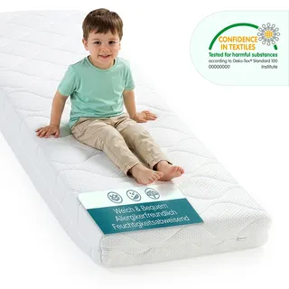 Kindermatratze 80x160cm Kaltschaum Matratze Babymatratze - Weiß