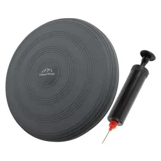 EVEREST Fitness EVEREST-FITNESS Balancekissen Luftkissen, SC-398, Ø 33cm, dunkelgrau, inkl. Pumpe, mit Noppen