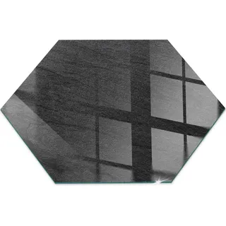 Funkenschutzplatte – Glasbodenplatte für Kaminofen – Kaminunterlage aus Glas – h40 cm – Feuerfeste Ofenbodenplatte – Hitzebeständige Schutzplatte für Kamin – Transparente Bodenschutz Glasplatte – Farbe Grau