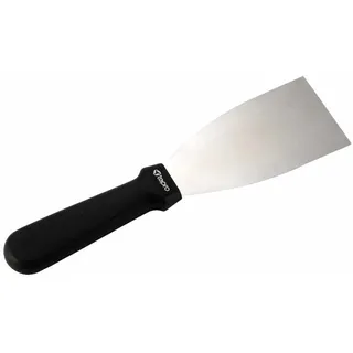 tepro Grillzubehör Plancha-Spachtel mit Edelstahl-Spachtel, Länge: ca. 25 cm Schwarz