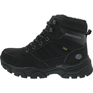 Dockers by Gerli Schnürstiefel Schwarz in Gr. 42 - Schwarz