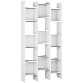 HOGAR24 Bücherregal 96 x 25 x 192 cm Weiß