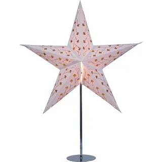 GURU SHOP Ständer für Faltbarer Advents Leucht Papierstern, Weihnachtssterne Edelstahl (ohne Stern), 65x13x13 cm, Elektrozubehör