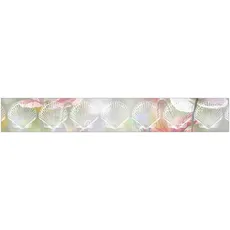 MySpotti Fensterfolie »Look Shells white«, halbtransparent, glattstatisch haftend, 200 x 30 cm, statisch haftend, weiß