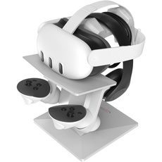 Digicharge VR Headset-Ständer für Meta Quest 3 Oculus Quest 2 VR Mount Display Aufbewahrung für Headset und Touch Controller