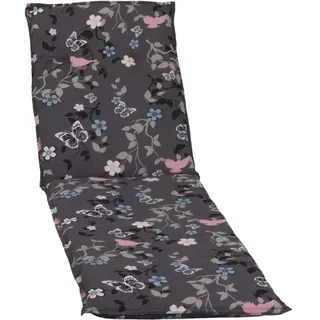 BEO Liegenauflage 193 x 60 cm grau floral 1 St.