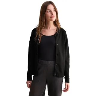CECIL Damen B253907 College Cardigan, Schwarz, L EU