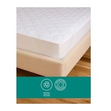 M&S Collection Simply Protect Mattress Protector - White, White - DBL