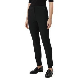 Comma, Comma Slim Fit-Hose Schwarz 40