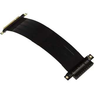 KALEA-INFORMATIQUE Erweiterungsmatte Typ Riser für PCI Express x8 Port zu PCIe x8 Port mit geschirmten flexiblen Matten, PCIe 3.0 kompatibel. Gesamtlänge 23cm