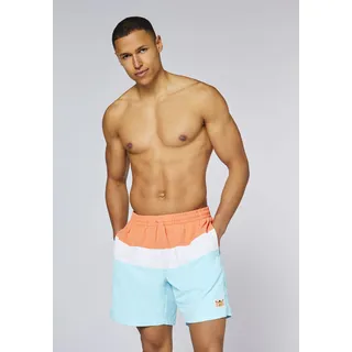 Badeshorts CHIEMSEE, Herren, Gr. 3XL (64/66), bunt (melon), 100% Polyester, Badehosen Badeshorts