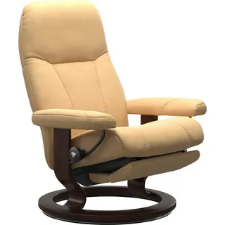 Stressless Relaxsessel Consul elektrisch verstellbar 76 x 100 x 74 cm Gelb